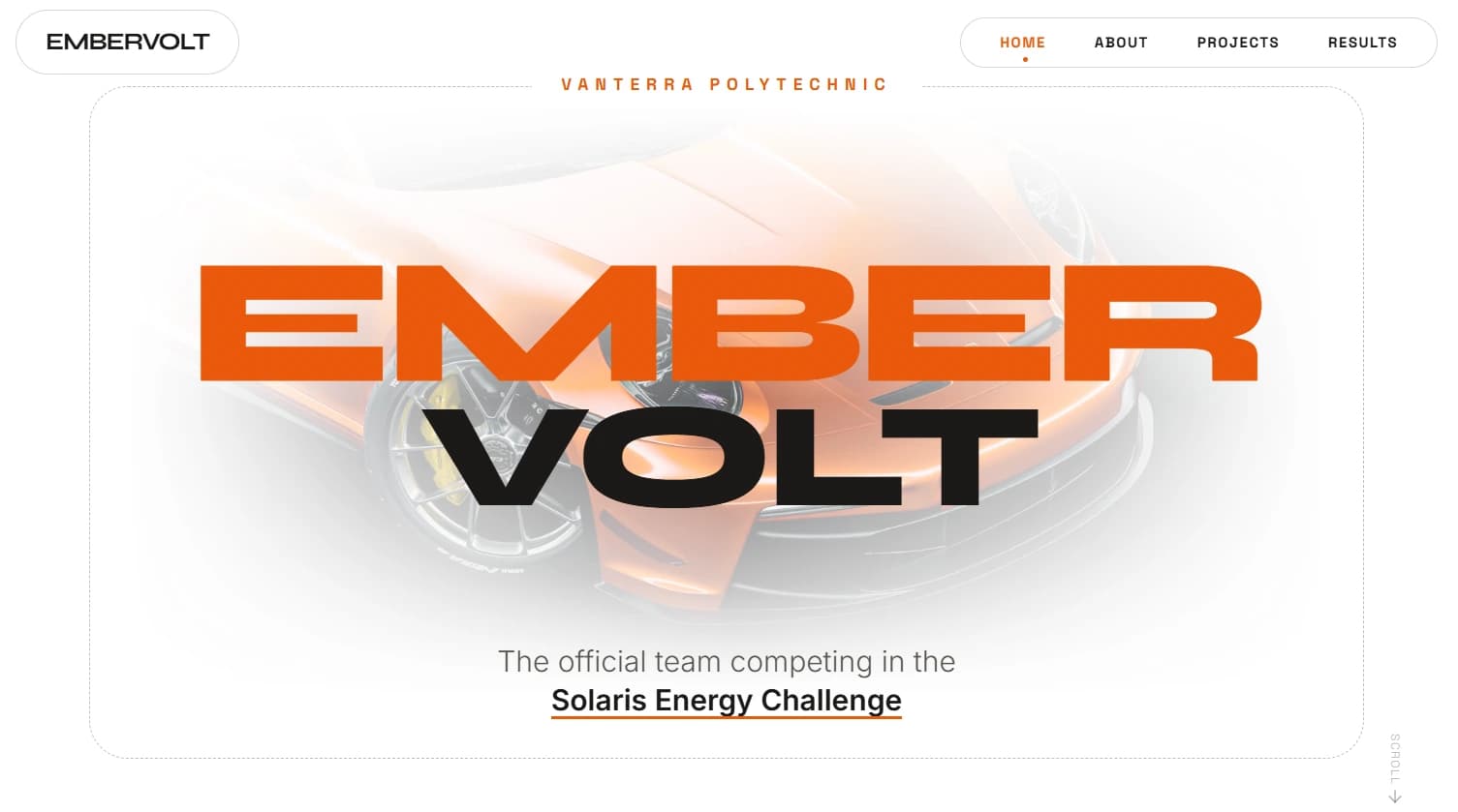 EmberVolt — Web Design Sportivo | progetto di sviluppo web e software realizzato da ESTETA, Modena